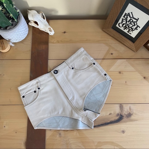 One Teaspoon Pants - One Teaspoon Leather Shorts